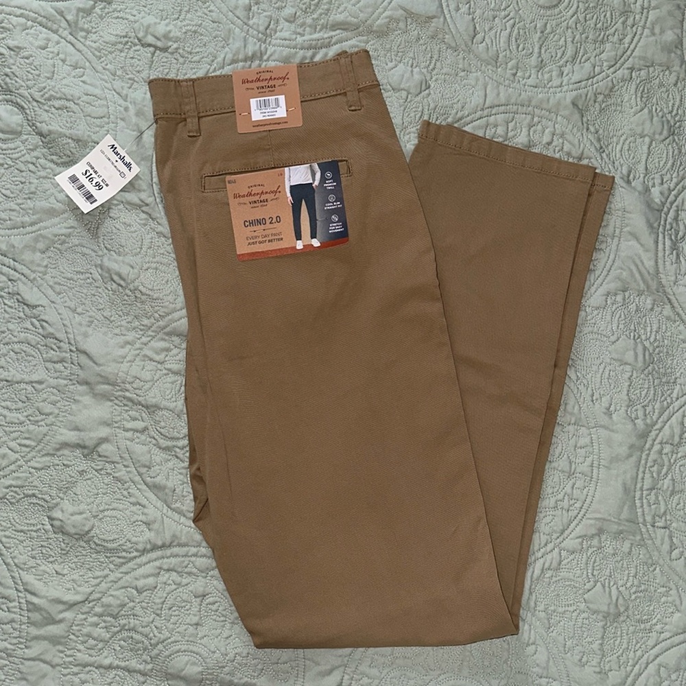 Original Weatherproof Vintage Chino 2.0 Every Day Pant 34Wx32L